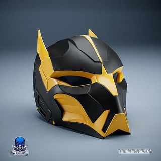 Siber kedi sci fi maske kask bilim Kostüm oyunu zırh siberpunk moda 3d print model - Mito3D