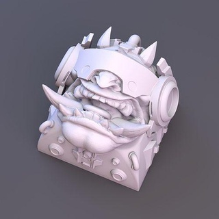 cibernético ogro tecla Cherry MX keycap mecânico personalizadas fantasia jogos filme arte anime esculturas 3d print model - Mito3D