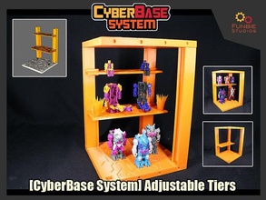 cyberbase system adjustable tiers transformers games toys 3d print model - Mito3D