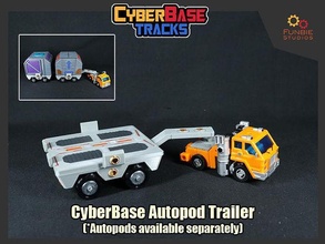 ciberbase autopod reboque transformadores pistas cibernéticas acessório jogos brinquedos enigma 3d print model - Mito3D