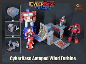 cyberbase autopod wind turbine transformers diorama display games toys 3d print model - Mito3D