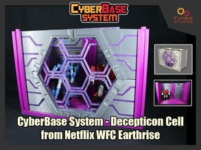 siber taban sistemi decepticon hücre transformatörler netflix wfc dünyanın doğuşu oyunlar oyuncaklar 3d print model - Mito3D