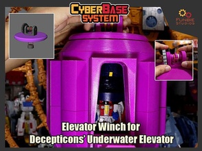 ciberbase ascensor cabrestante decepticons submarino transformadores sistema juegos juguetes 3d print model - Mito3D