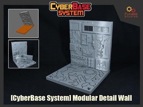 ciberbase sistema modular pared transformadores monitor juegos juguetes 3d print model - Mito3D