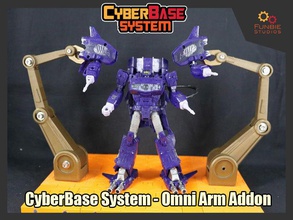 cyberbase system omni arm addon transformers omniarm display games toys 3d print model - Mito3D