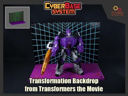 ciberbase transformadores filme transformação pano fundo 1986 jogos brinquedos 3d print model - Mito3D