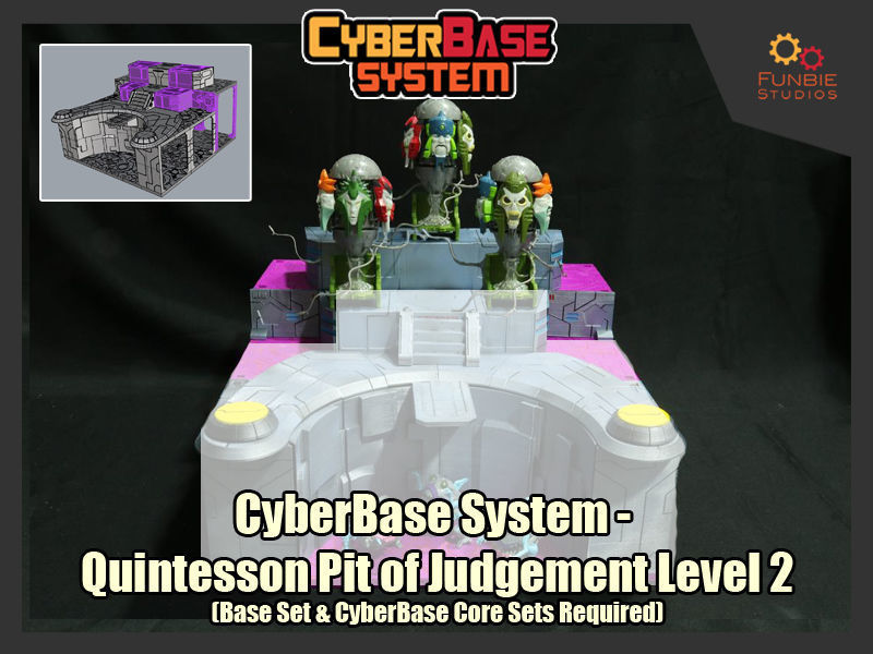 cyberbase trasformatori quintesson fossa giudizio livello 2 quintessenze Giochi giocattoli 3D print model - Mito3D