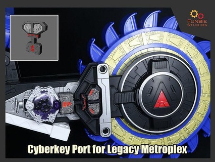 siber anahtar Liman transformatörler miras Metroplex Cybertron oyunlar oyuncaklar 3d print model - Mito3D