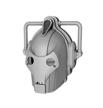 ciberman cibernético líder capacete médico who tv series vestível jogos brinquedos sci fi ciberlíder cérebro 3d print model - Mito3D