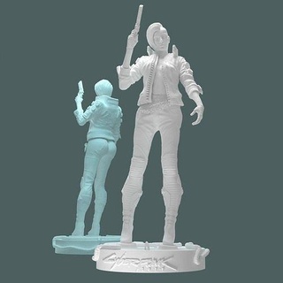 cyberpunk 2077 personnage femelle fille corps femme vidéo Jeu ps5 art statue sculpture sculptures 3d print model - Mito3D