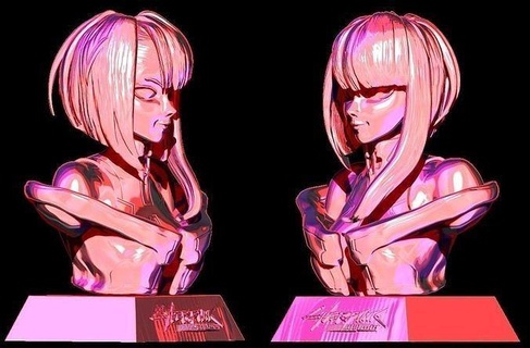 siberpunk kenar koşucuları 2077 Lucy 3d Yazdır model oyunlar oyuncaklar oyun Aksesuarlar 3d print model - Mito3D