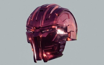 ciborgue capacete inspirado mortal kombat sirex mk11 combate jogos faça 3dprint 3d ninja passatempo cosplay adereços armaduras cibernético personagem robótica 3d print model - Mito3D