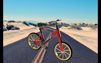 cycle bike cyclist biker sport ride wheel bicycle games toys 3d print model - Mito3D