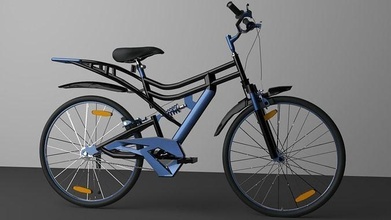 cycle vélo roue bicyclette frein pneu cycliste science ingénierie 3d print model - Mito3D