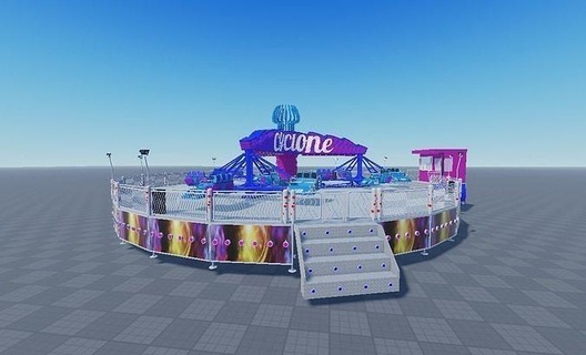 cyclone ride amusement carnival funfair fairground foraine hobby diy 3d print model - Mito3D