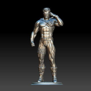 cyclops men xmen wolverine marvel character juggernaut art sculptures 3d print model - Mito3D