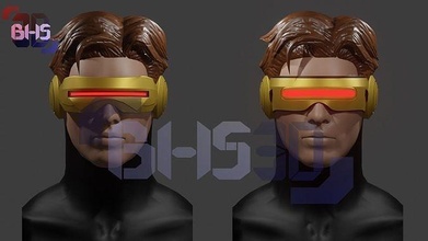 cyclops xmen googles 3d marvel superhero mutant marvelfuturefight avengers games toys 3d print model - Mito3D
