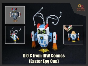 d0c idw trasformatori i fumetti pasqua uovo tazza bot giochi giocattoli 3d print model - Mito3D