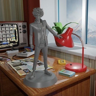 dabi - toya todoroki hero academia figure body 3dprint statue sculpture cartoon anime manga man art room people computer games toys 3d print model - Mito3D