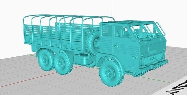 dac 665 romanian army truck 3dprint car war hobby diy 3d print model - Mito3D