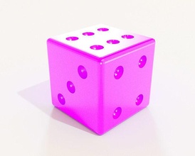 dado y fichas juegos de mesa dados ficha parchis giochi giocattoli 3d print model - Mito3D