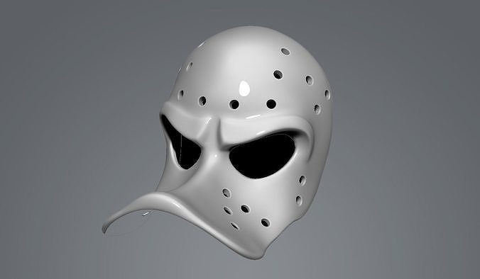 chiflado Pato hockey máscara plastico oscuro criatura gorra lucas warner hermanos Moda 3D print model - Mito3D