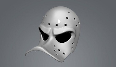 chiflado Pato hockey máscara plastico oscuro criatura gorra lucas warner hermanos Moda 3d print model - Mito3D