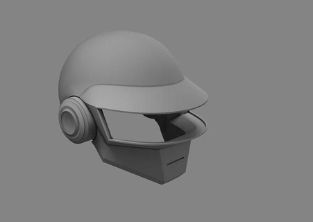 stupido punk casco stl cosplay Daft Punk musica techno Casa moda 3d print model - Mito3D