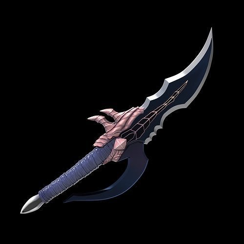 pugnale 02 paese s veleno fang assolo livellamento impressao3d anime manga cosplay tifosi manhwa spada cosmaker rpg fantasia arte sculture 3D print model - Mito3D