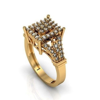 daimond ring jewelry platinum diamond silver gem printable rings luxury wedding jewel jewellery pendant brilliant engagement fashion design gold technology 3d print model - Mito3D