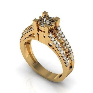 diamante anel argolas ouro Casamento jóia jóias imprimível gema prata moda pingentes brilhante platina noivado interior Projeto moderno pingente joalheria 3d print model - Mito3D