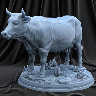 Molkerei Kuh Tier 3dprint 3dprinting Mutter Pokémon 3d Löwe Drachen Milchkuh Kunst Skulpturen 3d print model - Mito3D