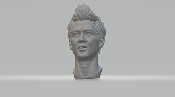 Daniel wu tête buste portrait Mads sculpture personnage Masculin Humain art sculptures moyen 3d print model - Mito3D