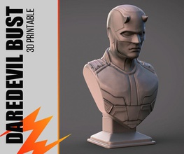daredevil bust - fan art marvel devil ironman avengers sculpt statue print 3d figure sculpture sculptures 3d print model - Mito3D