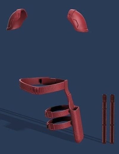 daredevil harness kit dc comics one12 games toys 3d print model - Mito3D