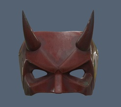 temerario máscara superhéroe dc historietas dominó pasatiempo bricolaje diy 3d print model - Mito3D