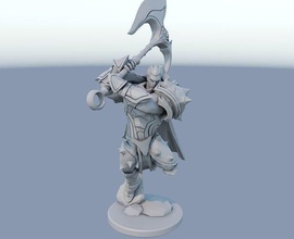 darius liga of leyendas 3d impresión modelo figura juegos juguetes futurista ficción película imprimible estatua escultura esculturas 3d print model - Mito3D