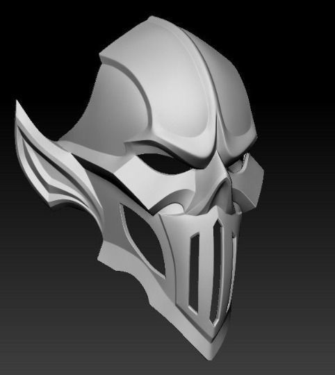 buio elfo maschera ispirato by ganeth boia warhammer casco armatura cosplay fantasia totale guerra esecutore testamentario passatempo fai 3D print model - Mito3D