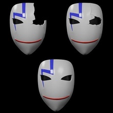 dunkler schwarz Hallo Maske budwin Cosplay Requisiten Sensenmann Hobby DIY 3d print model - Mito3D