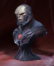 darkseid busto número 2 listo impresión estatua escultura arte dc historietas villano superhéroe zacksnyder superhombre thanos esculturas 3d print model - Mito3D