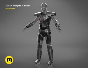 darth malgus armor - star wars accessories armored cosplay costume dark knight movie replica republic series size wearable games toys 3d print model - Mito3D