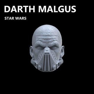 darth malgus personalizado cabeza estrella guerras sith Jedi juegos juguetes 3d print model - Mito3D