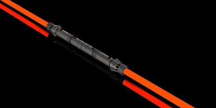darth maul lightsaber hilt darthmaul saber sith weapon laser sword starwars star wars bladed jedi games toys 3d print model - Mito3D