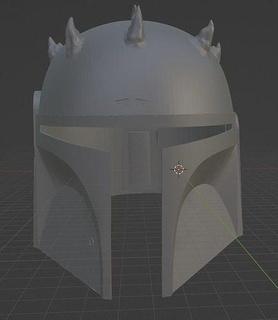 darth maul mandalorian helmet star wars mandalorian grogu maul darth 3d print starwars hobby diy hobby diy  3d print model - Mito3D