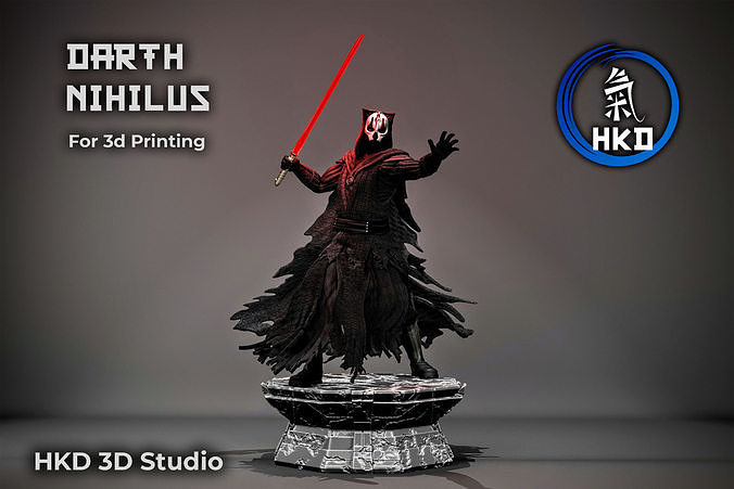 darth Niilus ventilador arte Estrela guerras 3d Guerra Estrelas Revan Vader malho kotor darthrevan colecionável cavaleiros república sith senhor Sombrio sidioso jogos 3D print model - Mito3D