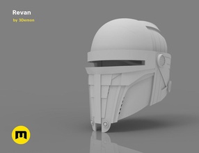 darth revan casco 3d impresión modelo estrella guerras antiguo república juego videojuego juegos juguetes accesorios 3d print model - Mito3D