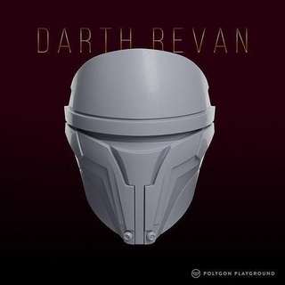 darth revan máscara sith guerra Galaxias república kotor Jedi estrella guerras cosplay personaje ciencia fi pasatiempo bricolaje diy 3d print model - Mito3D