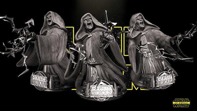 darth sidious bust - tested ready 3d printing starwars patreon 3dprinting 3dmodeling art sculptures 3d print model - Mito3D