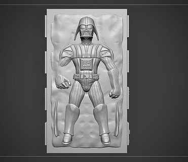 Darth Vader karbonit star Jedi ışın kılıcı Sith Yoda savaş Uzay lazer Fırtına asker Sanat heykeller 3d print model - Mito3D