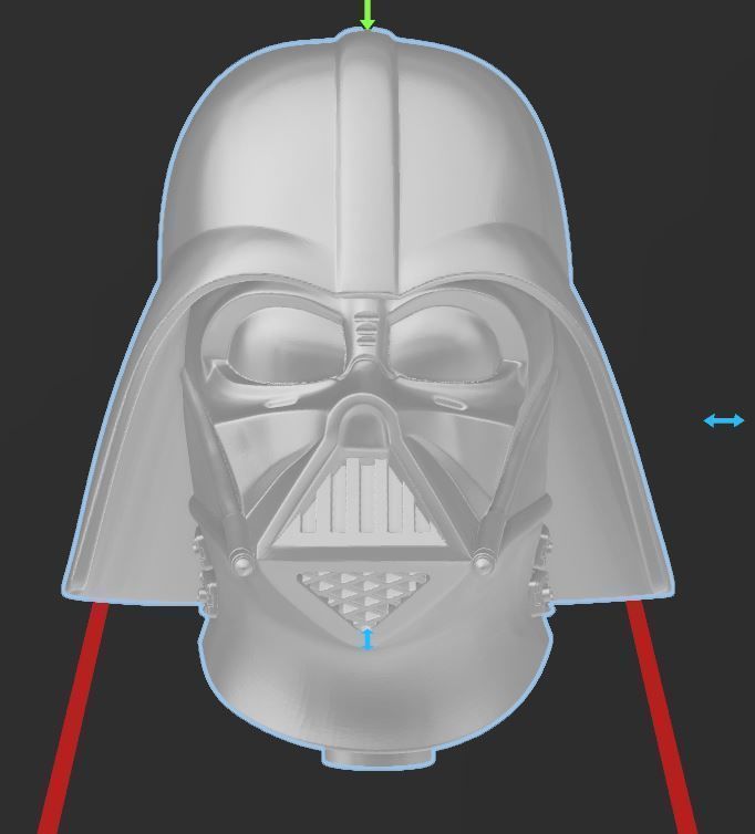 darth vader helm star kriege hi res 3d drucken krieg sterne mando mandalorianer cosplay jedi böse comic karikatur lucas disney stellt spiele spielzeuge 3D print model - Mito3D